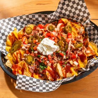 Loaded Pork Nachos