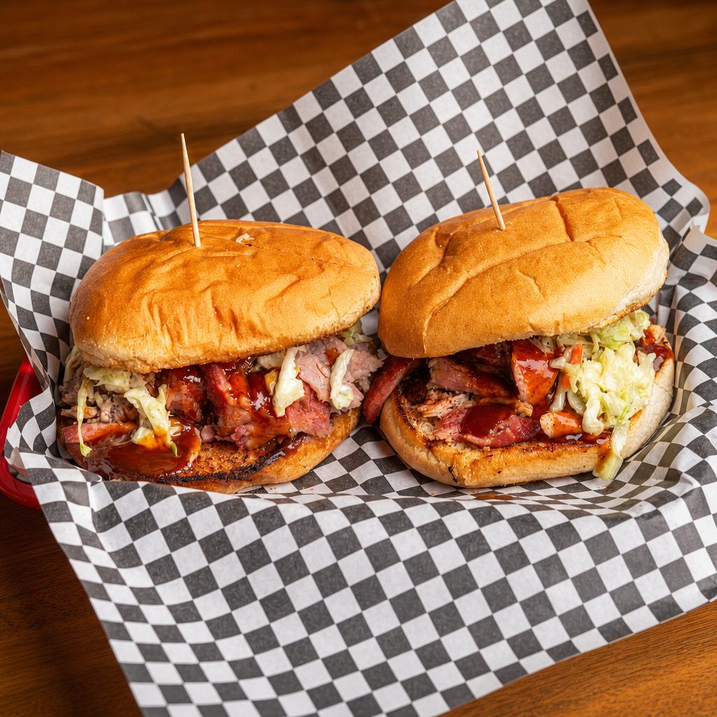 2 Pork Sandwich Special.