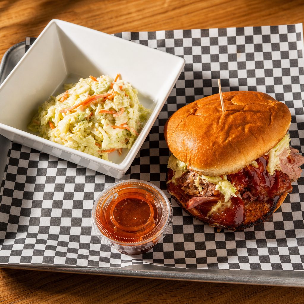 Pulled Pork Sandwich Combo.