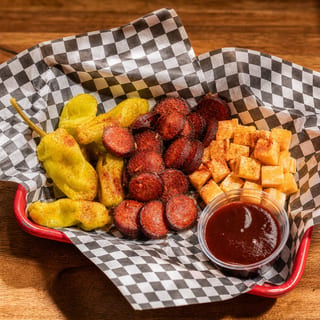 Turkey Sausage & Cheese Plate