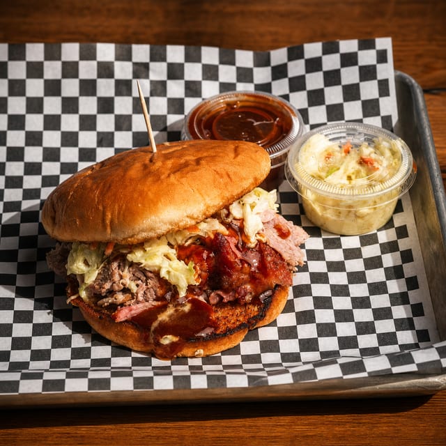 Pulled Pork Sandwich.