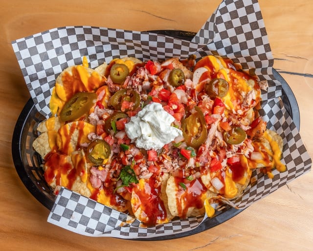Loaded Pork Nachos